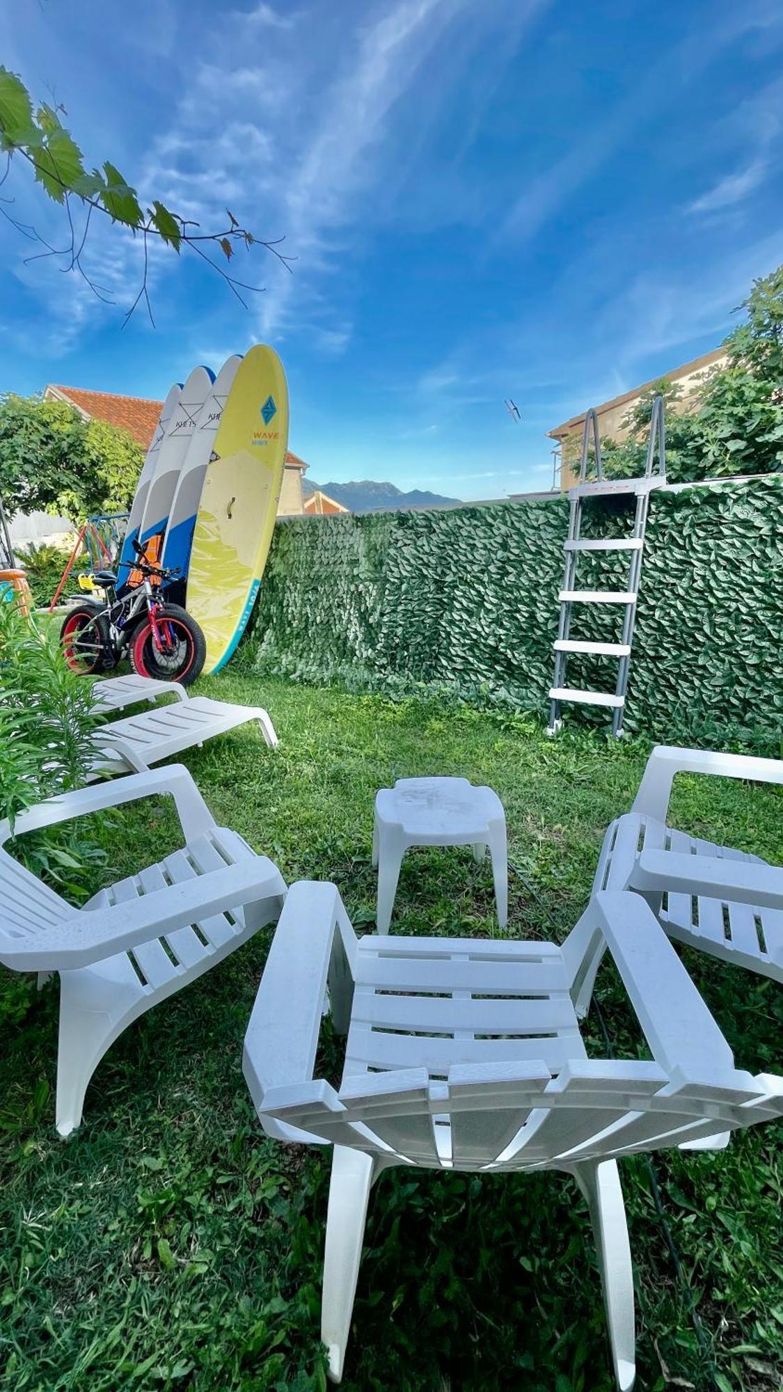 Family House With Pool & Sea View Aparthotel Bijela Εξωτερικό φωτογραφία