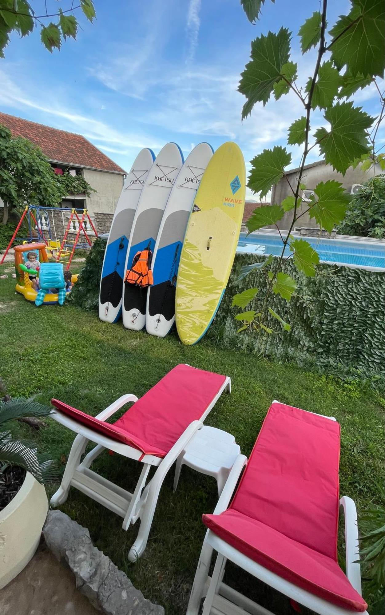 Family House With Pool & Sea View Aparthotel Bijela Εξωτερικό φωτογραφία